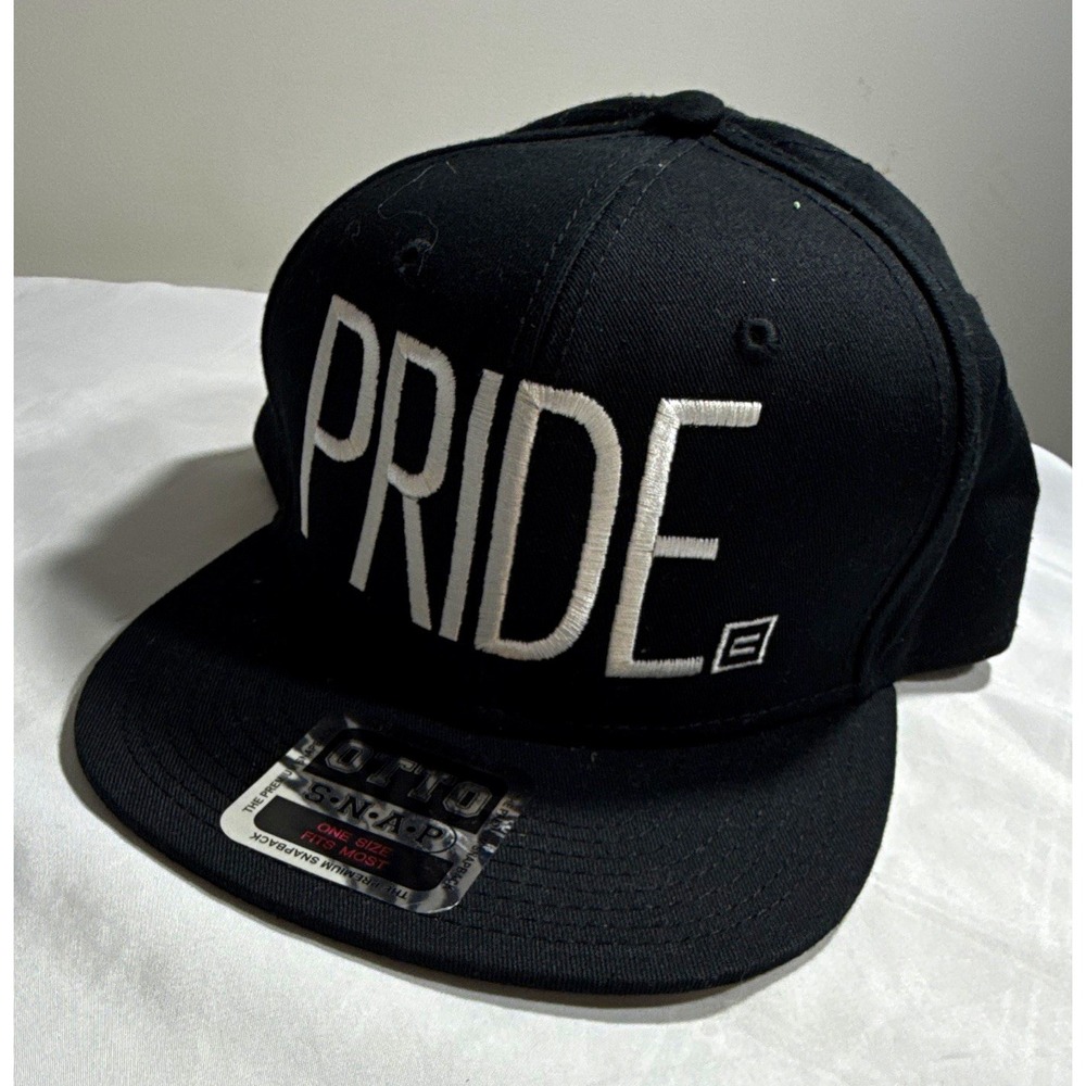 OTTO Black PRIDE Snapback Cap Human Rights Campaign Adjustable Hat 125-1038 OS